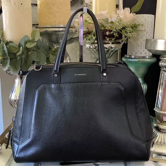 LE TANNEUR Handbags - Le Tanneur bag black leather. Frivole in smooth full-grain cowhide